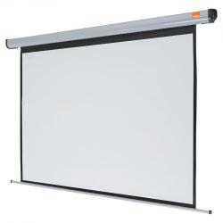 Cheap Stationery Supply of Nobo Electric Wall and Ceiling Home Theatre/Cinema Projection Screen with Remote Control 4:3 Screen Format White (1600x1200mm) Office Statationery
