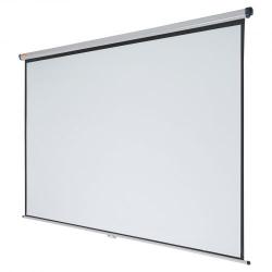 Cheap Stationery Supply of Nobo Wall Mounted Projection Screen 2400x1813mm Grey/Blue Office Statationery