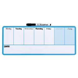 Cheap Stationery Supply of Nobo Mini Magnetic Whiteboard Weekly Planner 360x140mm Blue Office Statationery