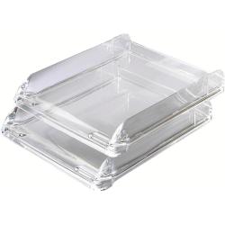 Cheap Stationery Supply of Rexel Nimbus Letter Tray Clear - Outer carton of 6 Office Statationery