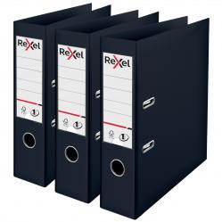 Cheap Stationery Supply of Rexel A4 Lever Arch File; Black; 75mm Spine Width; Choices No1 Power - Outer carton of 10 Office Statationery