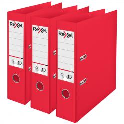 Cheap Stationery Supply of Rexel A4 Lever Arch File; Red; 75mm Spine Width; Choices No1 Power - Outer carton of 10 Office Statationery