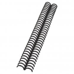 Cheap Stationery Supply of GBC ProClick Binding Spines 16mm A4 Black (145 Sheets Capacity, Pack of 100) Office Statationery