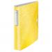 Leitz-Active-WOW-SoftClick-Ring-Binder-30-mm-4-D-Ring-A4-Yellow-Outer-carton-of-5-42400016