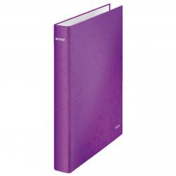 Cheap Stationery Supply of Leitz WOW Laminated Ring Binder A4 25 mm 2 D-Ring Purple - Outer carton of 10 Office Statationery