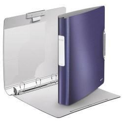 Cheap Stationery Supply of Leitz Active Style SoftClick Ring Binder A4 4 D-Ring 30mm Titan Blue - Outer carton of 5 Office Statationery