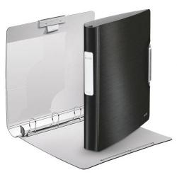 Cheap Stationery Supply of Leitz Active Style SoftClick Ring Binder A4 4 D-Ring 30mm Satin Black - Outer carton of 5 Office Statationery