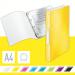 Leitz-WOW-Ring-Binder-Polypropylene-25-mm-4-Round-Ring-mechanism-A4-Yellow-Outer-carton-of-10-42580016