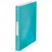 Leitz WOW Ringbinder A4 Polypropylene 4 O-Ring 25mm Ice Blue - Outer carton of 10