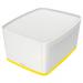 Leitz-MyBox-WOW-Large-with-lid-Storage-Box-18-litre-W-318-x-H-198-x-D-385-mm-Whiteyellow-Outer-carton-of-4-52161016