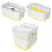 Leitz MyBox Small with lid; Storage Box 5 litre; W 318 x H 128 x D 191 mm. Yellow