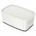 Leitz-MyBox-WOW-Small-with-lid-Storage-Box-5-litre-W-318-x-H-128-x-D-191-mm-Whiteblack-Outer-carton-of-4-52291095
