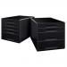 Leitz CUBE 5 drawer unit (1 big and 4 small). A4 Maxi. Black