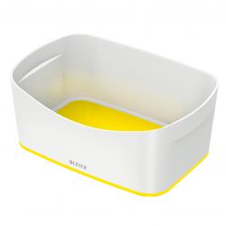 Cheap Stationery Supply of Leitz MyBox WOW Storage Tray. W 246 x H 98 x D 160 mm. White/yellow. Office Statationery