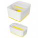 Leitz MyBox WOW Organiser Tray Long; Storage. W 307 x H 55 x D 105 mm. White/yellow.