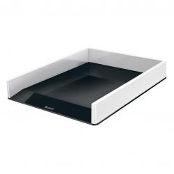 Cheap Stationery Supply of Leitz WOW Letter Tray Dual Colour. A4. White/black Office Statationery