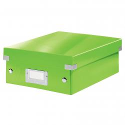 Cheap Stationery Supply of Leitz WOW Click & Store Small Organiser Box, Green. Office Statationery