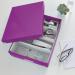 Leitz WOW Click & Store Medium Organiser Box. Purple.