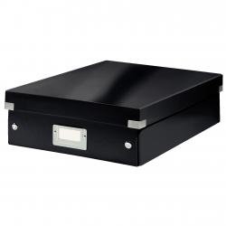 Cheap Stationery Supply of Leitz WOW Click & Store Medium Organiser Box. Black. Office Statationery