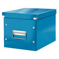 Cheap Stationery Supply of Leitz WOW Click & Store Cube Medium Storage Box, Blue. Office Statationery