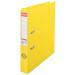 Esselte-VIVIDA-A4-50mm-Spine-Plastic-Lever-Arch-File-Yellow-Outer-carton-of-10-624074