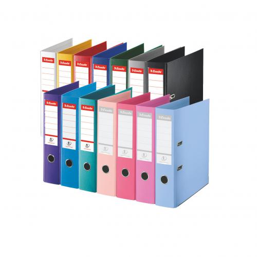 Esselte No.1 Lever Arch File Slotted 75mm Spine A4 White 811300