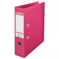 Cheap Stationery Supply of Esselte No.1 Lever Arch File Polypropylene, A4, 75 mm, Fuchsia - Outer carton of 10 Office Statationery