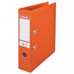 Cheap Stationery Supply of Esselte No.1 Lever Arch File Polypropylene, A4, 75 mm, Orange - Outer carton of 10 Office Statationery