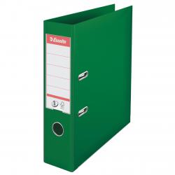 Cheap Stationery Supply of Esselte No.1 Lever Arch File Slotted 75mm Spine A4 Green - Outer carton of 10 Office Statationery