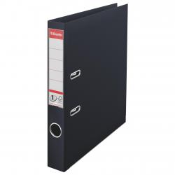 Cheap Stationery Supply of Esselte No.1 Plastic Lever Arch File A4 50mm Black - Outer carton of 10 Office Statationery