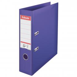 Cheap Stationery Supply of Esselte No.1 Plastic Lever Arch File A4 75mm - Violet - Outer carton of 10 Office Statationery