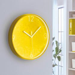 Cheap Stationery Supply of Leitz WOW Silent Wall Clock. 29 cm. Yellow. Office Statationery