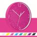 Leitz-WOW-Silent-Wall-Clock-Pink-90150023
