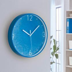 Cheap Stationery Supply of Leitz WOW Silent Wall Clock. 29 cm. Blue. Office Statationery