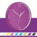 Leitz-WOW-Silent-Wall-Clock-Purple-90150062