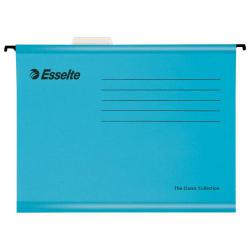 Cheap Stationery Supply of Esselte Classic Reinforced Suspension File Foolscap - Blue (Pack of 25) Office Statationery
