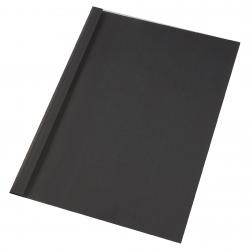 Cheap Stationery Supply of GBC LeatherGrain&trade; ThermaBind&reg; Cover A4 4mm Black (100) Office Statationery
