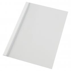 Cheap Stationery Supply of GBC LeatherGrain&trade; ThermaBind&reg; Cover A4 6mm White (100) Office Statationery